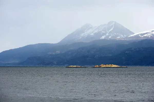 Beagle channel v národní Park Tierra del Fuego. — Stock fotografie