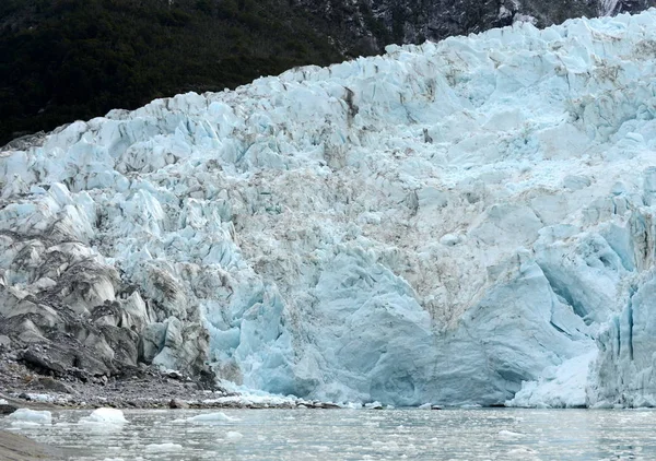 Geleira Pia no arquipélago de Tierra del Fuego . — Fotografia de Stock