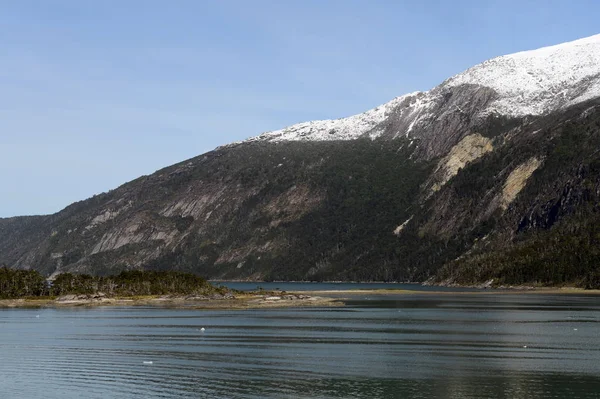 Fiord Pia archipelagu Ziemi Ognistej. — Zdjęcie stockowe