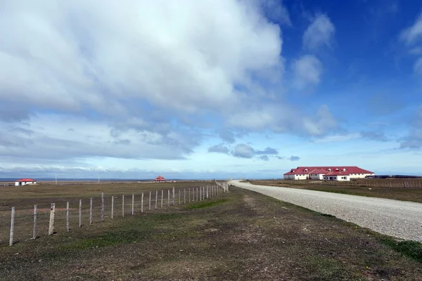 stock image Old station Josephine on the archipelago of Tierra del Fuego.