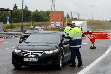  Trafik polisi Müfettiş kontrol 