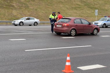  Trafik polisi Müfettiş kontrol 