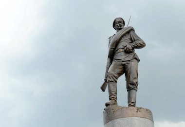  Poklonnaya tepe üzerinde Birinci Dünya Savaşı Kahramanları Anıtı.