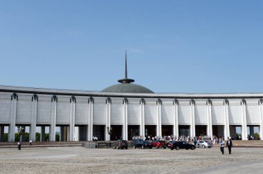  1941-1945 Poklonnaya tepe üzerinde büyük Vatanseverlik Savaşı Merkez Müzesi.