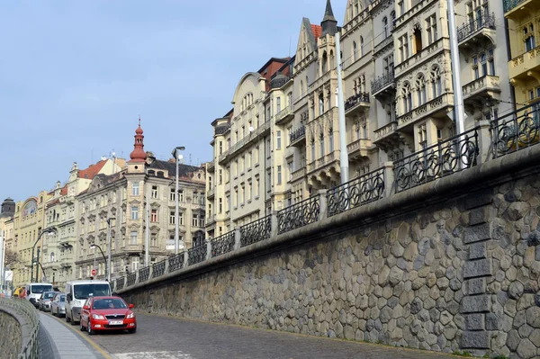 Embankment of the river Vltava. — Stock Photo, Image