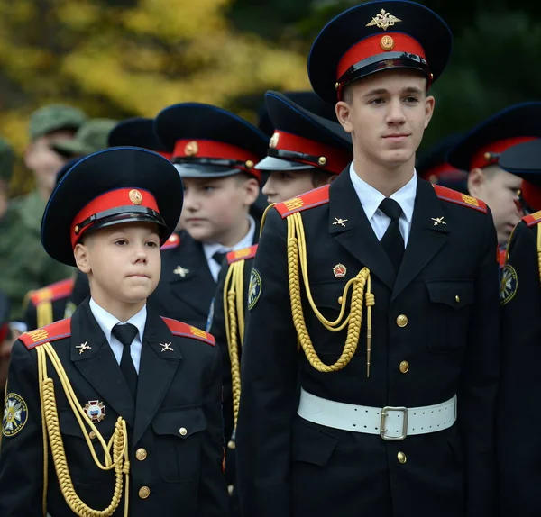 Kadetów Korpusu Kadetów pierwszy Moskwa. — Zdjęcie stockowe