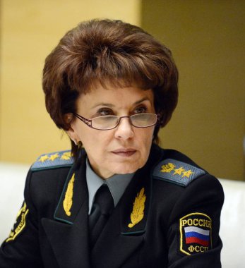  The Deputy Director of the Federal bailiffs ' service - Deputy chief bailiff of the Russian Federation Tatiana Ignatieva. clipart