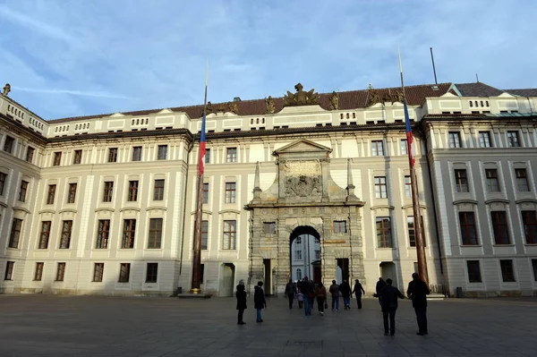 Prezidentský palác na Pražském hradu. — Stock fotografie