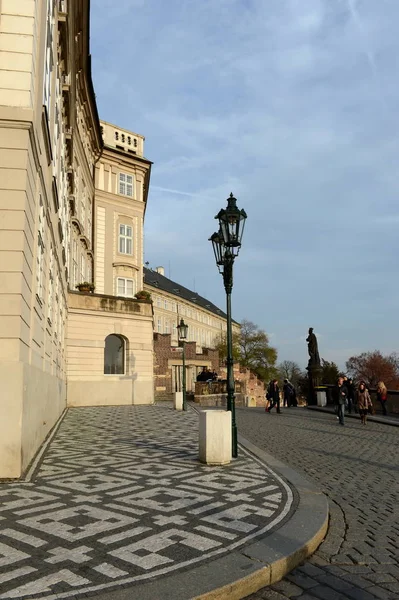 Het presidentieel paleis in het kasteel van Praag. — Stockfoto