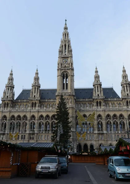 Het historische stadhuis van Vienna. — Stockfoto