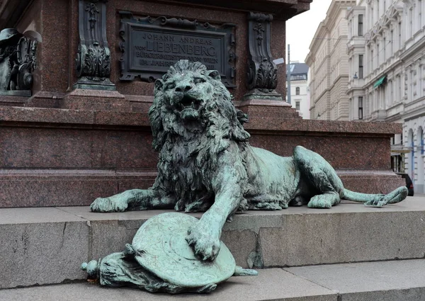 A monument to burgomaster Johann Liebenberg. — Stock Photo, Image