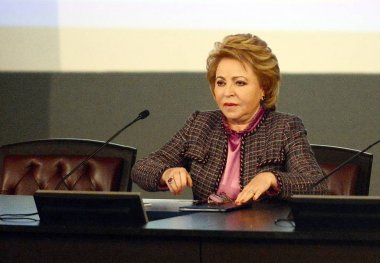  Rusya Federasyonu Valentina Matvienko Federal Meclisi Federasyon Konseyi Başkanı