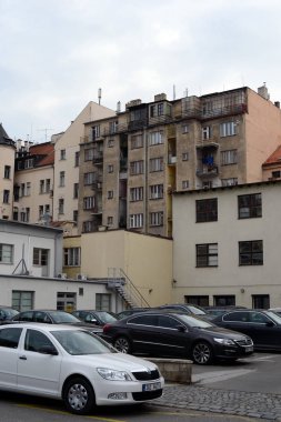  Prag bir şehir ve Çek Cumhuriyeti başkenti bir geleneksel Avrupa kültür merkezidir. Şehir manzarası.