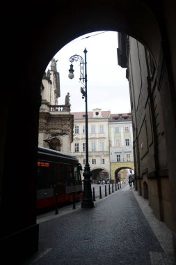  Prag bir şehir ve Çek Cumhuriyeti başkenti bir geleneksel Avrupa kültür merkezidir. Şehir manzarası. 