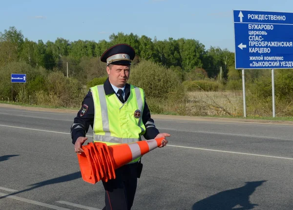 Trafik Polis hizmetleri müfettişi. — Stok fotoğraf