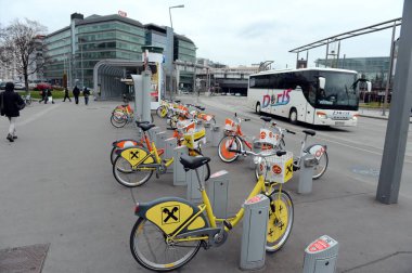  Viyana şehir Bisikletleri.