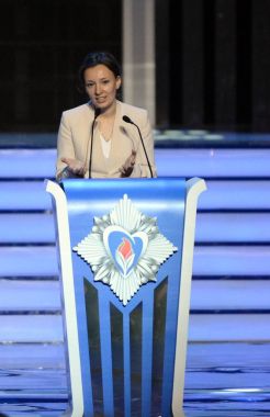  Authorized under the President of the Russian Federation on the rights of the child Anna Kuznetsova at the ceremony of awarding the winners of the 