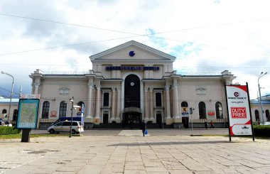 Vilnius - Lithuania.The bina tren istasyonuna başkenti.