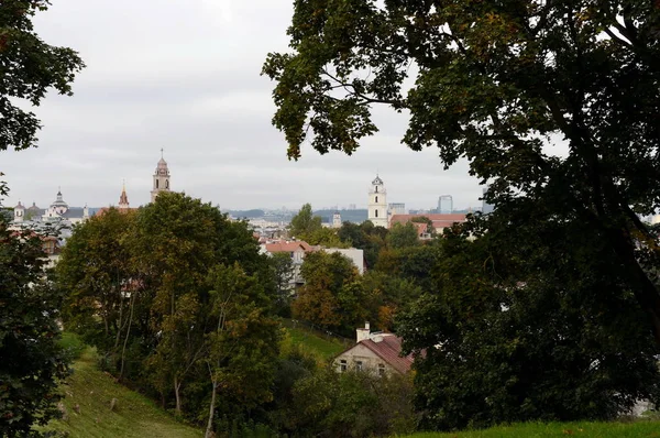 View of the historic centre of Vilnius. — Stock Photo, Image