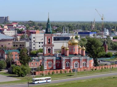  Rus Ortodoks Kilisesi Barnaul piskoposluk Znamensky rahibe manastırı.