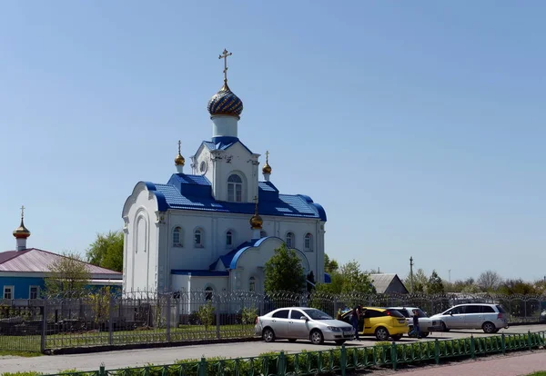 A falu Romanovskaya, Rostov Region, arkangyal temploma. — Stock Fotó