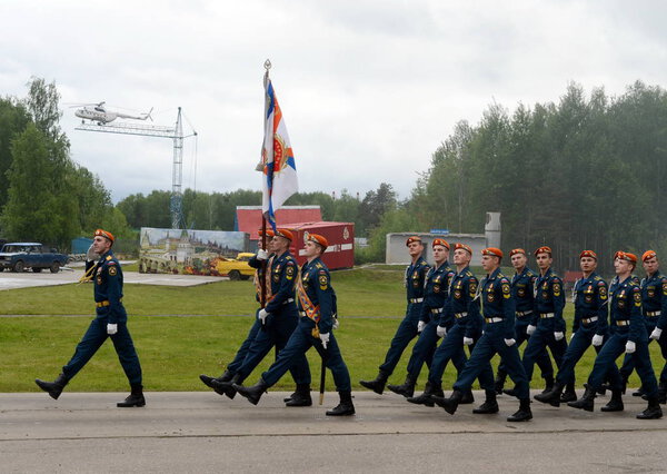  Курсанты Академии гражданской защиты МЧС России в Ногинском спасательном центре
.