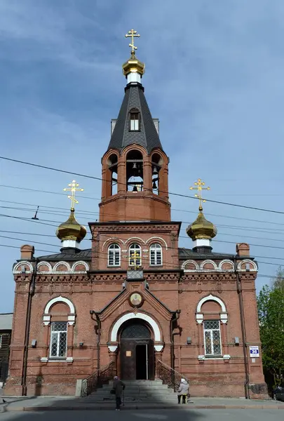 Igreja de São Nicolau em Barnaul . — Fotografia de Stock