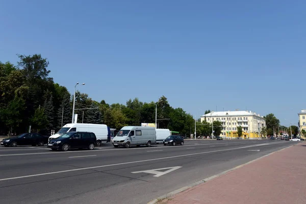 Lenin-torget i Vitebsk. — Stockfoto