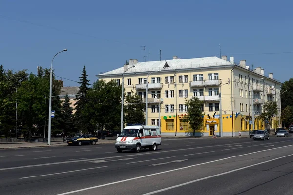 Lenin tér Vicebszk. — Stock Fotó