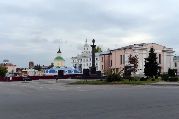 Красная площадь в центре Ельца . — стоковое фото