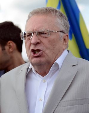  Liberal Demokrat Parti, Rusya Vladimir Zhirinovsky Moskova basın Festivali'nde lideri. 