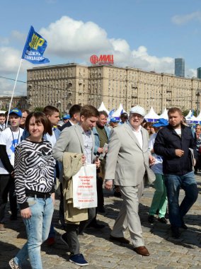 Liberal Demokrat Parti, Rusya Vladimir Zhirinovsky Moskova basın Festivali'nde lideri. 