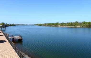 Don Nehri yakınında Romanovskaya Köyü, Rostov bölgesi.