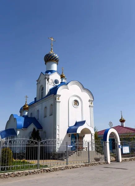 Templo do Arcanjo Miguel na aldeia de Romanovskaya, região de Rostov . — Fotografia de Stock