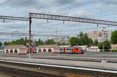  Demiryolu otobüs Ra2 Bryansk istasyonunda.