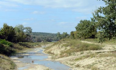 Krasnodar topraklarının Kırım bölgesinde Neberjay Nehri