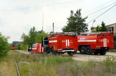  İtfaiye Araçları Demiryolu de dağıtımını.