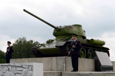  Onur bekçi 1941 Borodino alanında savunucuları Anıtı.