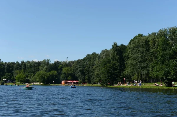 Moscow Oroszország Augusztus 2017 Shibaevsky Természeti Történelmi Park Kuzminki Lublino — Stock Fotó