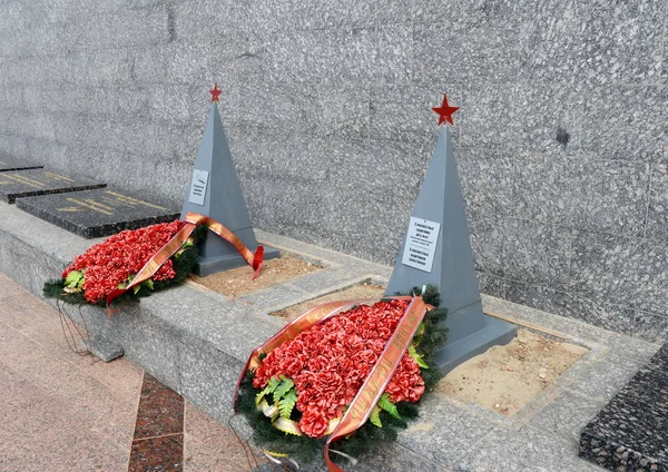 Sevastopol Septembre 2014 Mémorial Aux Défenseurs Inconnus Dans Complexe Historique — Photo