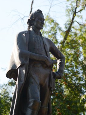  Yarbay Alexander Suvorov Mytischi şehir içinde Anıtı.
