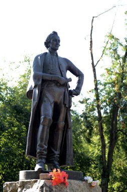  Yarbay Alexander Suvorov Mytischi şehir içinde Anıtı.