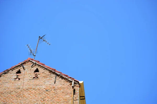 Madrid Španělsko Července 2011 Část Staré Obytné Budovy Madridu — Stock fotografie