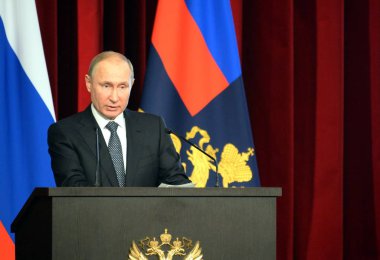   Rusya Devlet Başkanı Vladimir Putin.