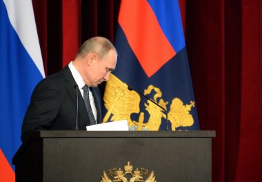   Rusya Devlet Başkanı Vladimir Putin.