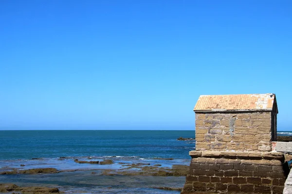 西班牙 2011年7月8日 古海上城市加斯海岸的圣塞巴斯蒂安要塞 — 图库照片