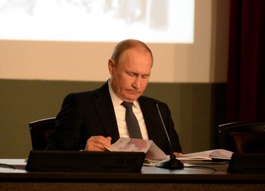   Russian President Vladimir Putin. clipart