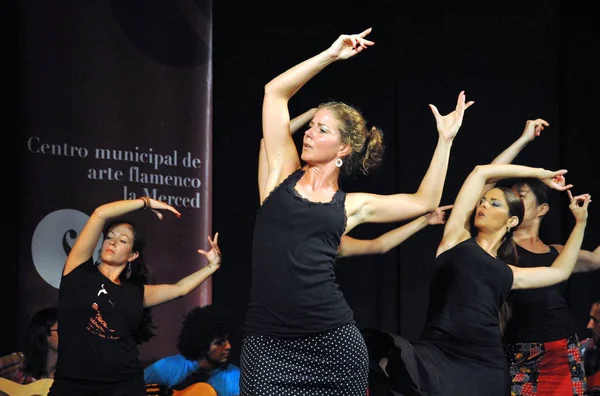 Kadyks Hiszpania Lipca 2011 Występy Tancerzy Centrum Sztuki Flamenco Merced — Zdjęcie stockowe