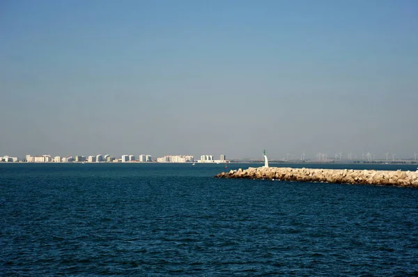 Cadiz Spanya Temmuz 2011 Cadiz Deniz Koyu Bir Iskelenin — Stok fotoğraf