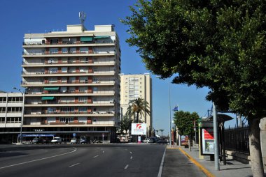 Cadiz, İspanya - 5 Temmuz 2011: Cadiz görünümünü Batı Avrupa'nın en eski şehirlerinden biri olan.